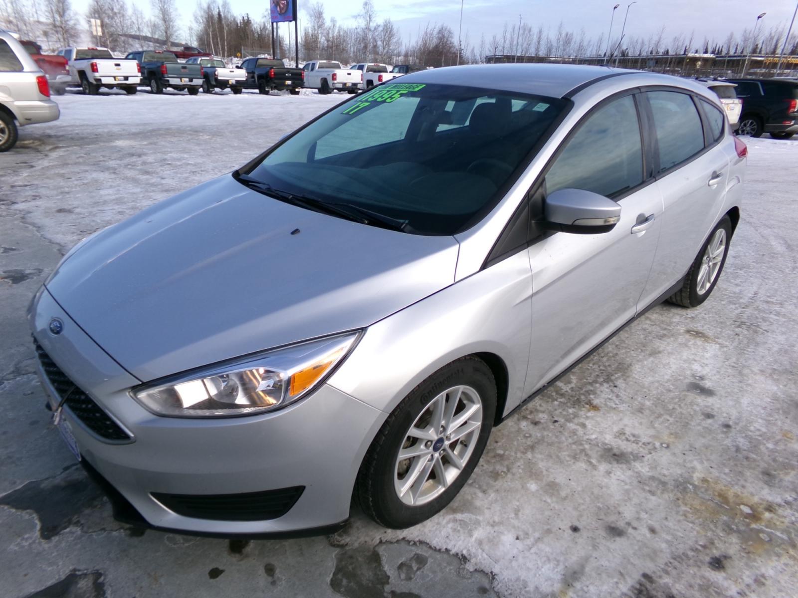 2017 Silver Ford Focus SE Hatch (1FADP3K26HL) with an 2.0L L4 DOHC 16V engine, located at 2630 Philips Field Rd., Fairbanks, AK, 99709, (907) 458-0593, 64.848068, -147.780609 - Photo #0